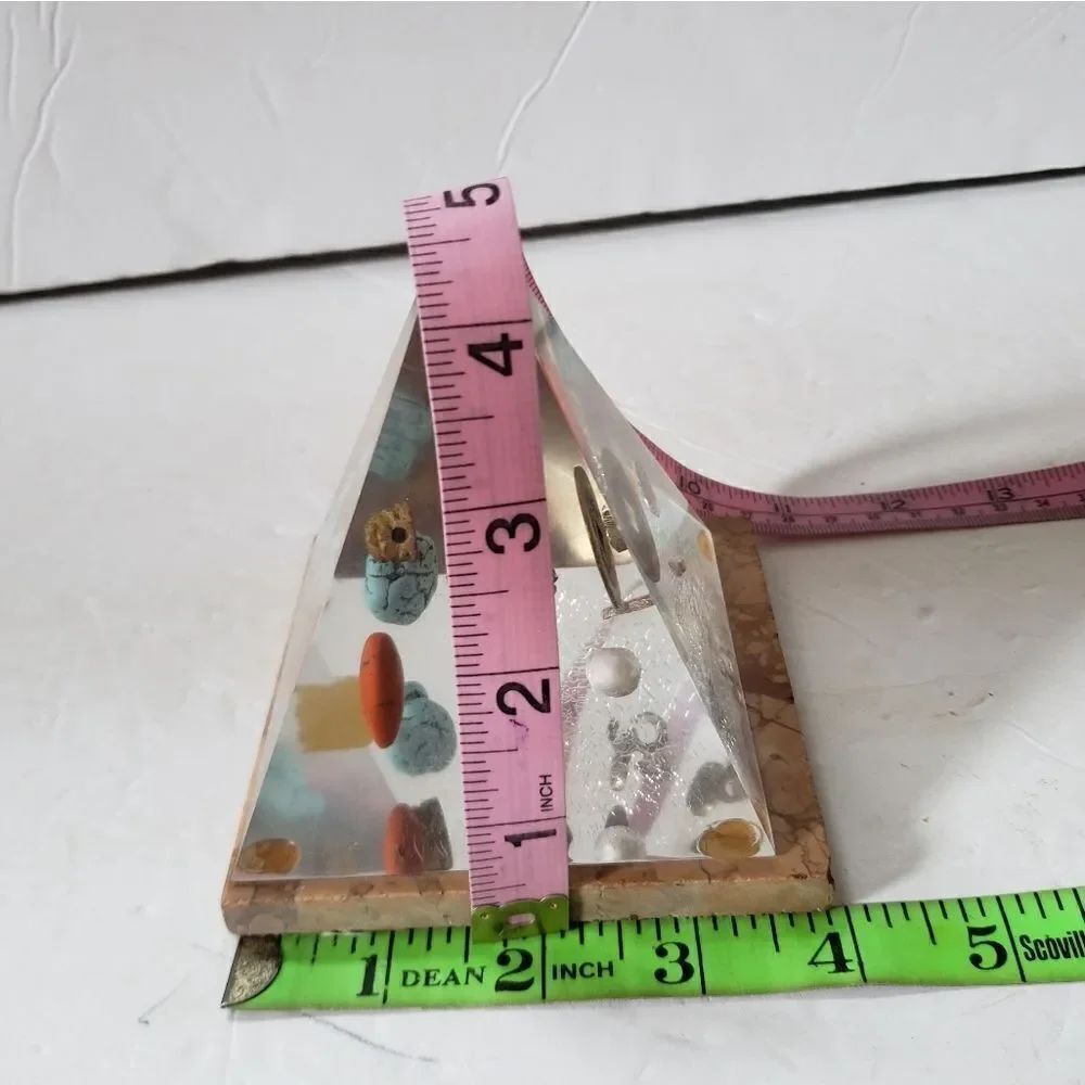 Glass Pyramid w/Gems - Picture 11 of 11